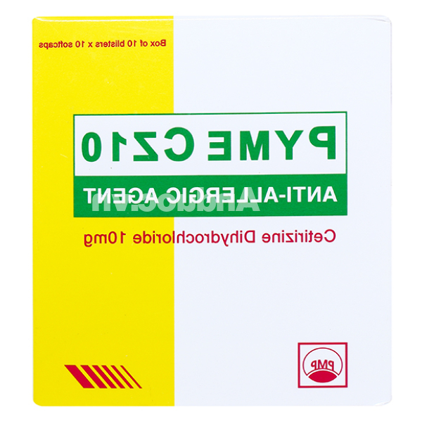 Pyme CZ10 trị viêm mũi dị ứng, mày đay (10 vỉ x 10 viên)