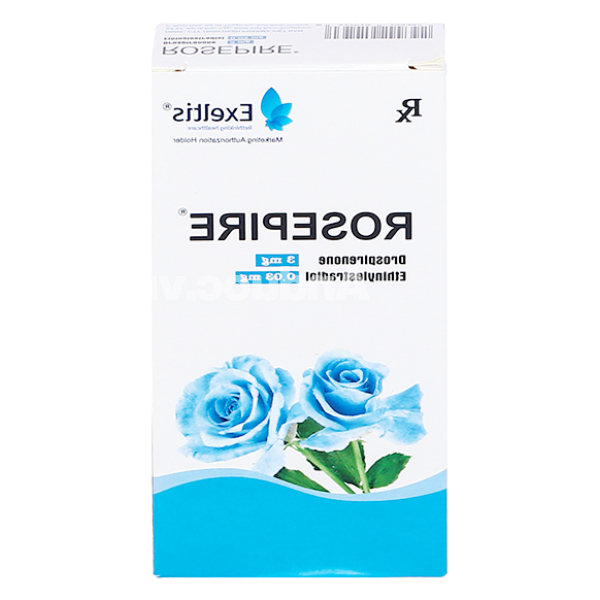 Rosepire 3mg/0.03mg thuốc tránh thai hằng ngày (1 vỉ x 28 viên)