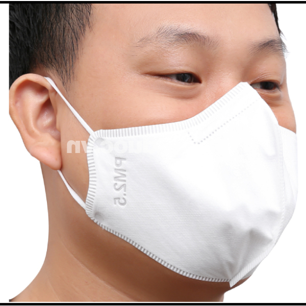 Khẩu trang y tế Mayan PM 2.5 3D Mask 4 lớp màu trắng size M gói 5 cái