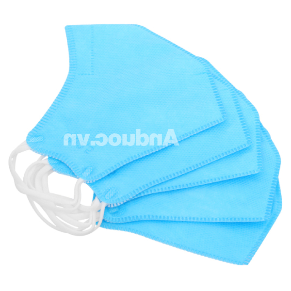 Khẩu trang y tế trẻ em Mayan 3D PM 2.5 màu xanh gói 5 cái