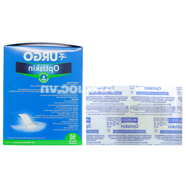 Gạc Urgo Optiskin hộp 50 miếng (5.3 x 8cm)
