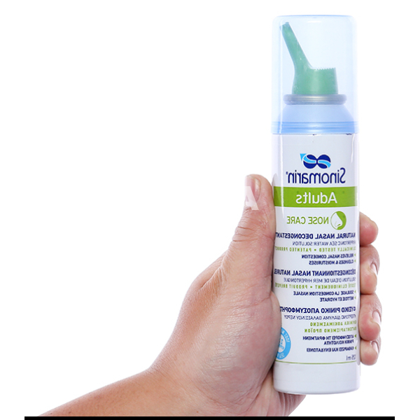 Xịt mũi Sinomarin Adults giảm nghẹt mũi chai 125ml