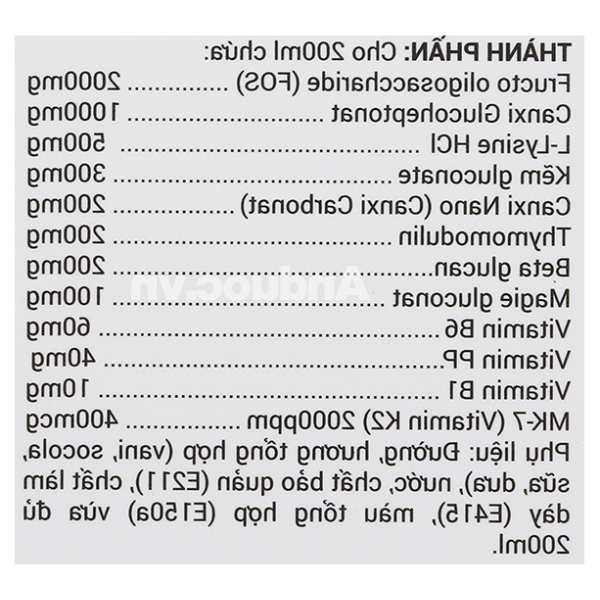 Dung dịch Canxi Nano Gold Hoàng Gia Bảo hỗ trợ chắc khỏe xương hộp 20 ống x 10ml