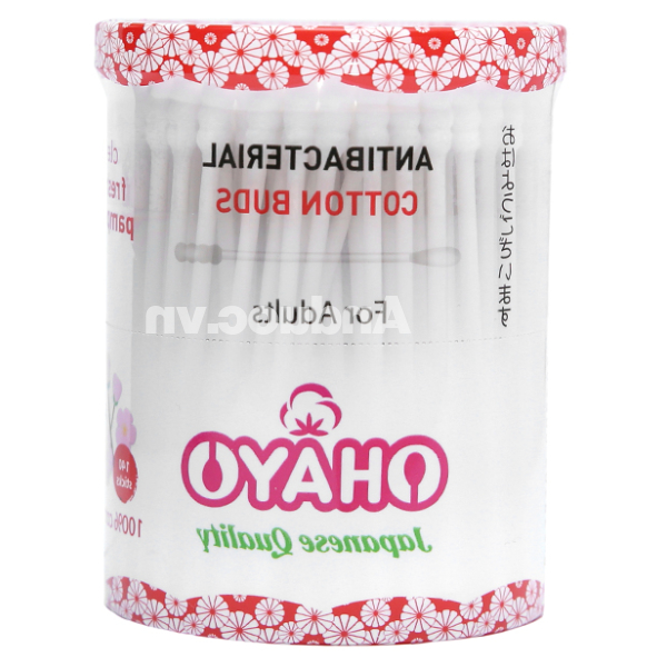 Tăm bông người lớn Ohayo JP01 đầu xoắn hủ 140 que