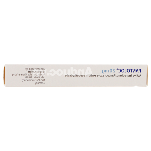 Pantoloc 20mg phòng và trị trào ngược dạ dày, thực quản (1 vỉ x 14 viên)