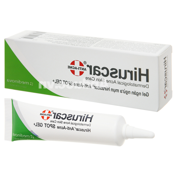 Gel Hiruscar Anti-acne ngăn ngừa mụn, tăng độ ẩm cho da tuýp 10g