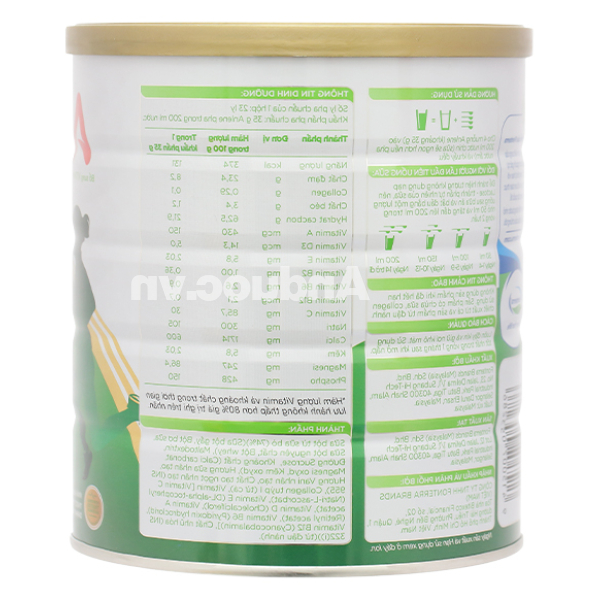 Sữa bột Anlene Gold 3X giúp xương chắc khỏe hương vani lon 800g
