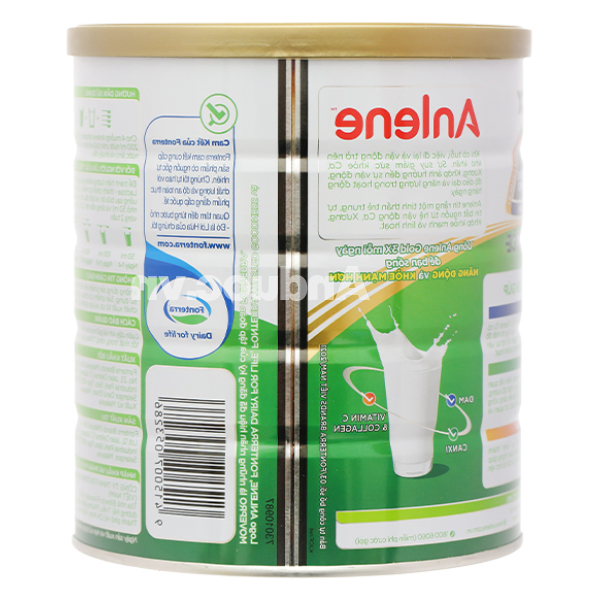 Sữa bột Anlene Gold 3X giúp xương chắc khỏe hương vani lon 800g