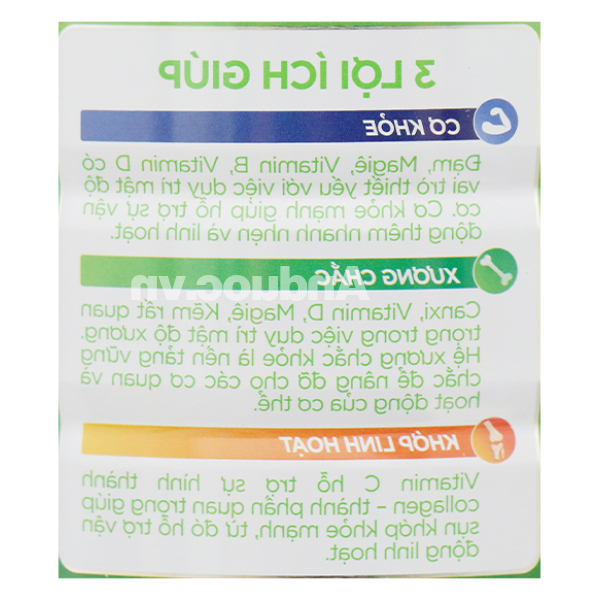 Sữa bột Anlene Gold 3X giúp xương chắc khỏe hương vani lon 800g