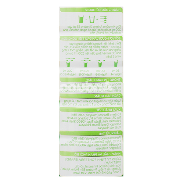 Sữa bột Anlene Gold 3X giúp xương chắc khỏe hương vani lon 800g