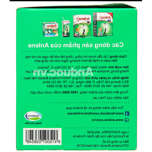 Sữa bột pha sẵn Anlene đậm đặc 4x giàu canxi hương socola hộp 125ml
