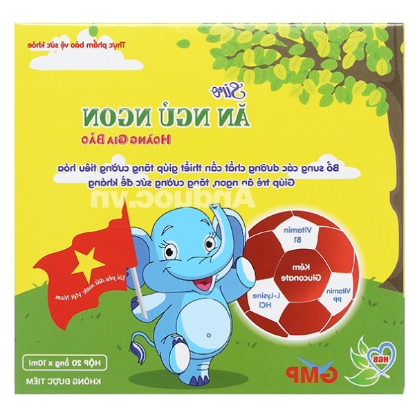 Siro Ăn Ngủ Ngon Hoàng Gia Bảo hỗ trợ tăng đề kháng hộp 20 ống x 10ml