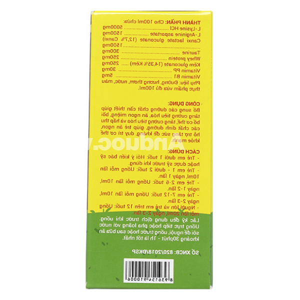 Siro Ăn Ngủ Ngon Hoàng Gia Bảo hỗ trợ tăng đề kháng hộp 20 ống x 10ml