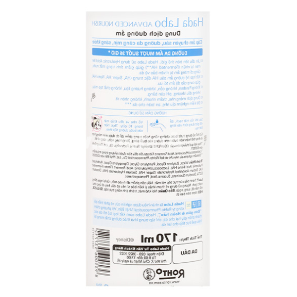 Dung dịch dưỡng ẩm Hada Labo Advanced Nourish cho da dầu chai 170ml