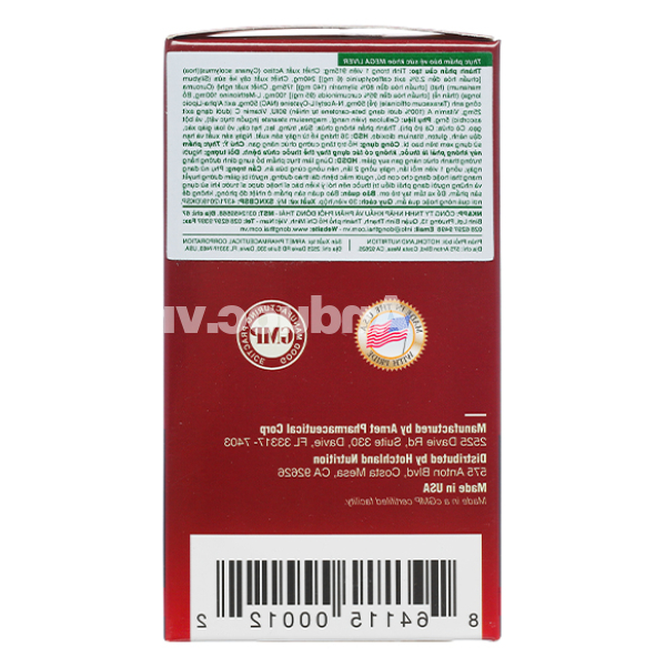 Hotchland Mega Liver giúp giải độc, tăng cường chức năng gan chai 30 viên
