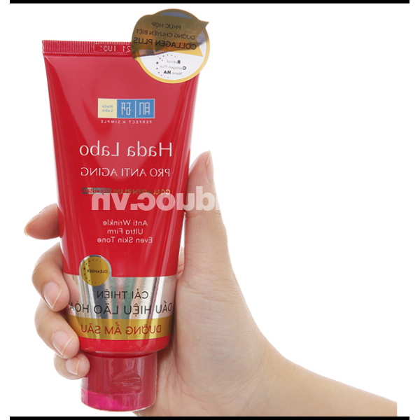 Kem rửa mặt Hada Labo Pro Anti Aging cải thiện da lão hóa tuýp 80g