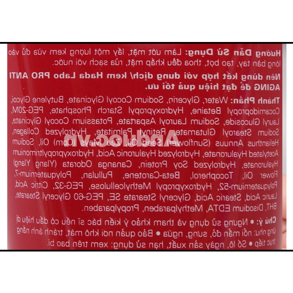 Kem rửa mặt Hada Labo Pro Anti Aging cải thiện da lão hóa tuýp 80g