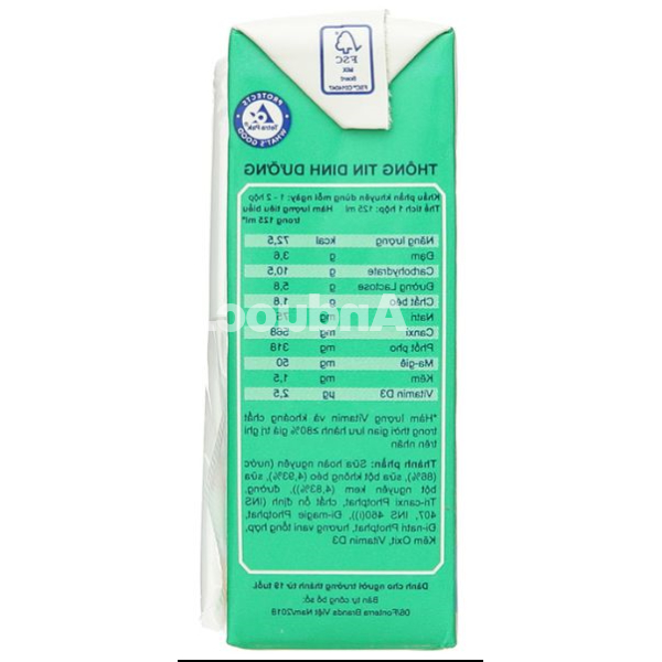 Sữa bột pha sẵn Anlene đậm đặc 4x giàu canxi hương vani hộp 125ml