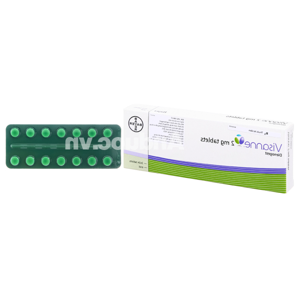 Visanne 2mg tablets trị lạc nội mạc tử cung (2 vỉ x 14 viên)