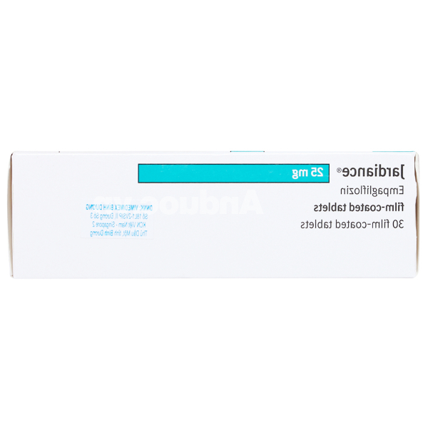 Jardiance 25mg trị đái tháo đường tuýp 2 (3 vỉ x 10 viên)