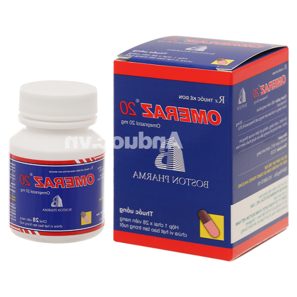 Omeraz 20 phòng và trị tái phát loét dạ dày, tá tràng lọ 28 viên