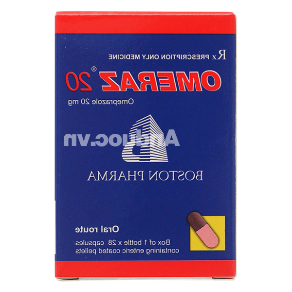 Omeraz 20 phòng và trị tái phát loét dạ dày, tá tràng lọ 28 viên