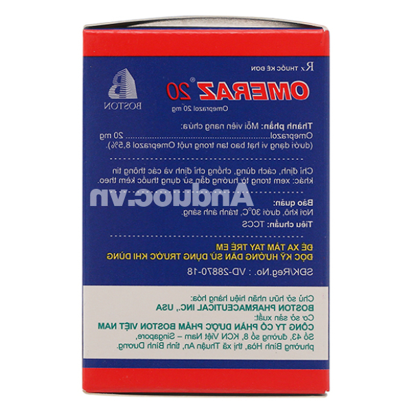 Omeraz 20 phòng và trị tái phát loét dạ dày, tá tràng lọ 28 viên