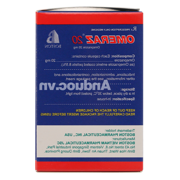 Omeraz 20 phòng và trị tái phát loét dạ dày, tá tràng lọ 28 viên