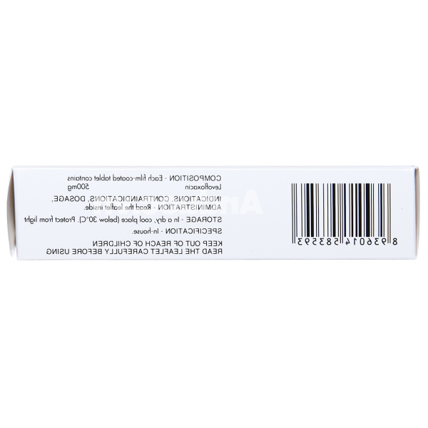 Levoquin 500 trị nhiễm khuẩn (2 vỉ x 4 viên)