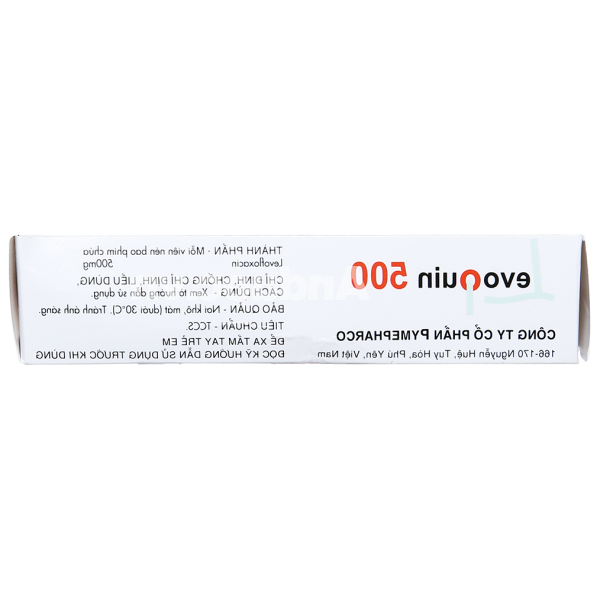 Levoquin 500 trị nhiễm khuẩn (2 vỉ x 4 viên)
