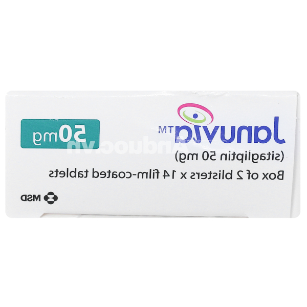 Januvia 50mg trị đái tháo đường (2 vỉ x 14 viên)