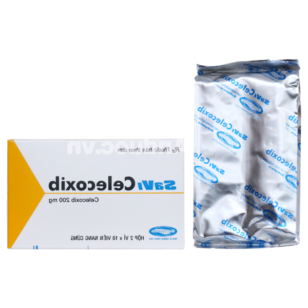 Savi Celecoxib 200mg giảm đau, kháng viêm xương khớp (2 vỉ x 10 viên)