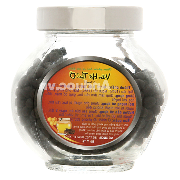 Viên Hà Thủ Ô 5 trong 1 bổ thận, làm đen râu tóc lọ 120g