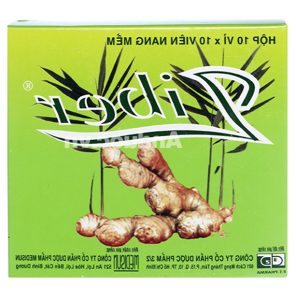 Ziber trị các chứng ho, nhức đầu, cảm mạo do lạnh (10 vỉ x 10 viên)