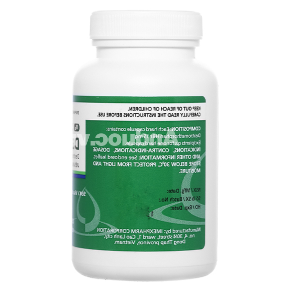 Dexipharm 15 trị ho khan, ho do kích ứng lọ 200 viên