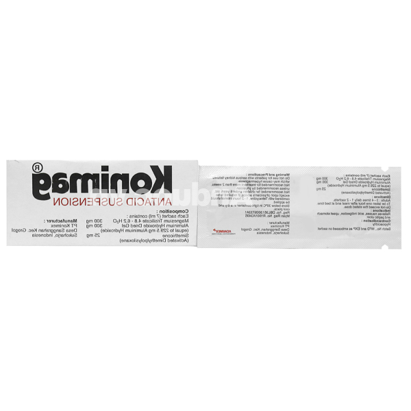 Hỗn dịch uống Konimag giảm buồn nôn, khó tiêu do dư acid (30 gói x 7ml)