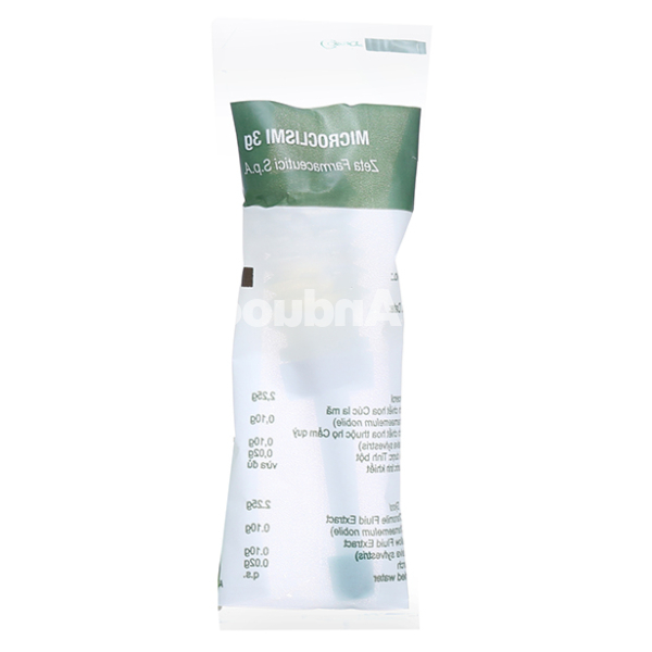 Dịch lỏng thụt trực tràng Microclismi trị táo bón cho trẻ em (6 ống x 3g)