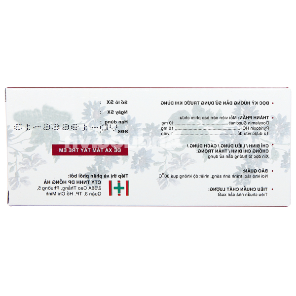 Pruzena giảm nôn nghén cho phụ nữ mang thai (3 vỉ x 10 viên)