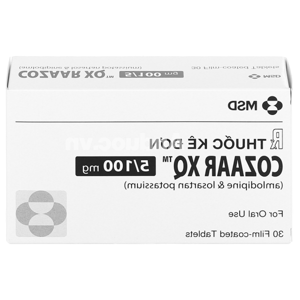 Cozaaz XQ 5/100mg trị tăng huyết áp (3 vỉ x 10 viên)