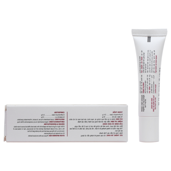 Gel bôi Medskin Ery 4% trị mụn trứng cá tuýp 10g