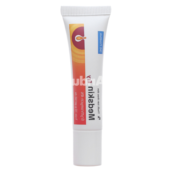 Gel bôi Medskin Ery 4% trị mụn trứng cá tuýp 10g