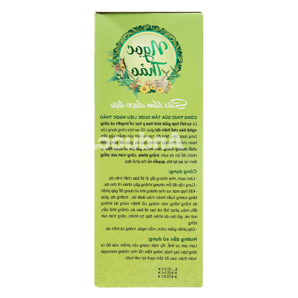 Sữa tắm dược liệu Ngọc Thảo hương thanh mát chai 350ml