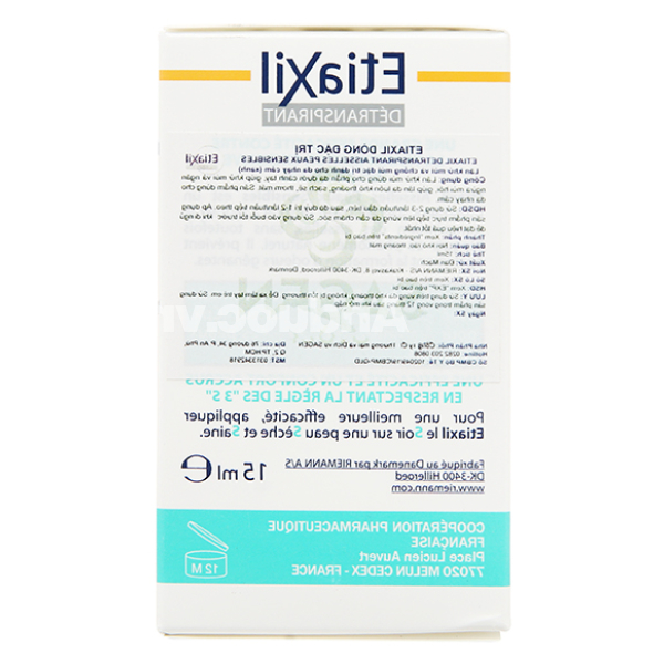 Lăn khử mùi Etiaxil giúp khử mùi hôi dưới cánh tay cho da nhạy cảm chai 15ml