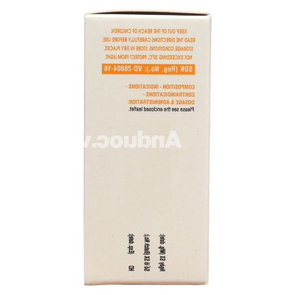 Bột pha hỗn dịch uống Azithromycin 200 trị nhiễm khuẩn (24 gói x 1.5g)