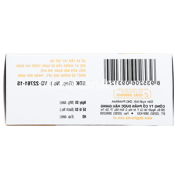 Ediva L-Cystine 500mg trị viêm da, rụng tóc, gãy móng (6 vỉ x 5 viên)