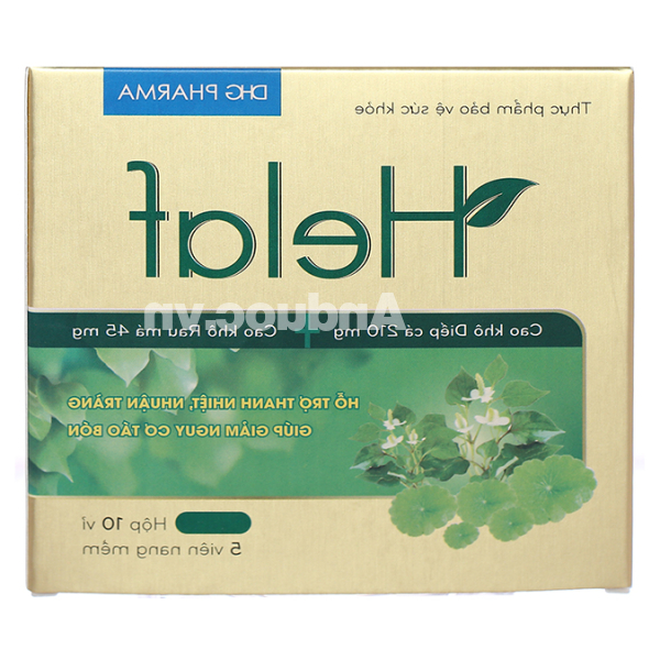 Helaf hỗ trợ thanh nhiệt, giảm táo bón hộp 50 viên