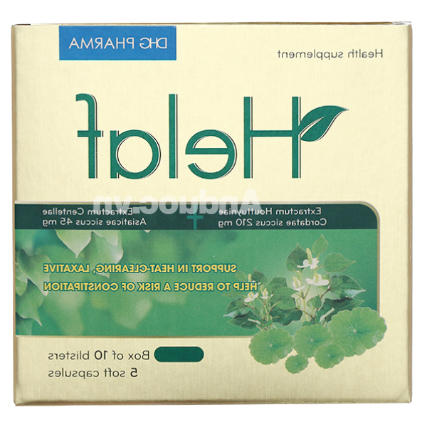 Helaf hỗ trợ thanh nhiệt, giảm táo bón hộp 50 viên