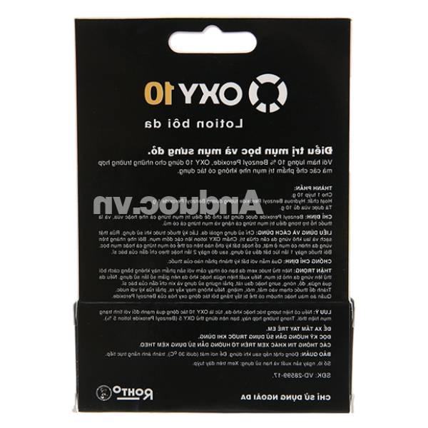 Kem Oxy 10 hỗ trợ điều trị mụn bọc, mụn sưng đỏ tuýp 10g