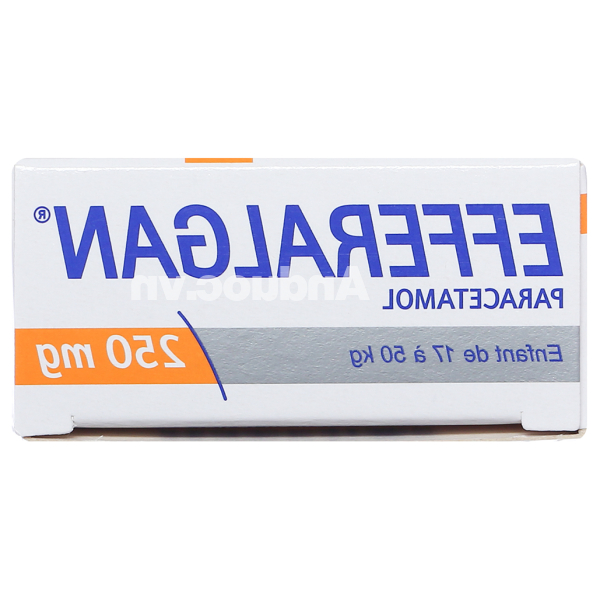 Bột sủi Efferalgan 250mg giảm đau, hạ sốt (12 gói x 1,01g)