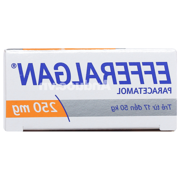 Bột sủi Efferalgan 250mg giảm đau, hạ sốt (12 gói x 1,01g)